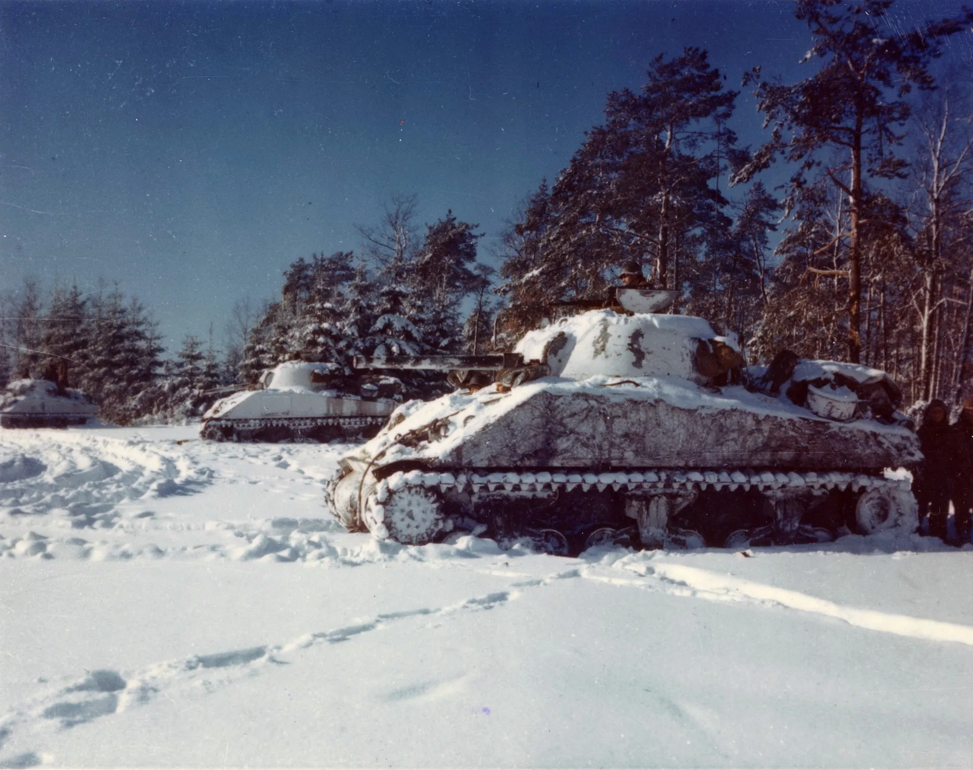 Shermans in the Snow