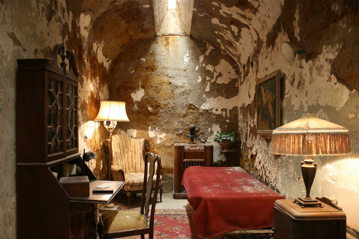 Al Capone's cell at Eastern State Penitentiary