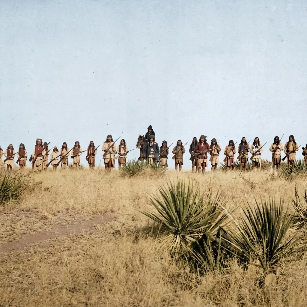 Geronimo and warriors
