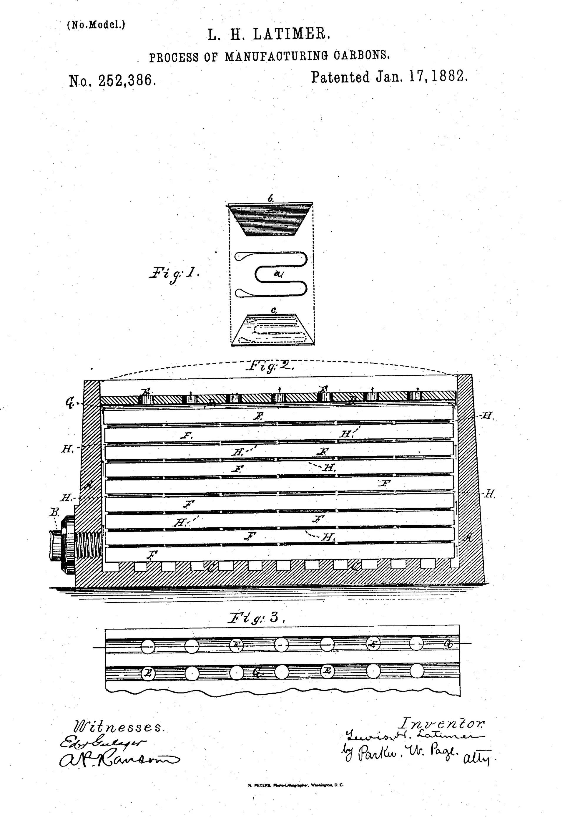 Lewis Latimer Patent